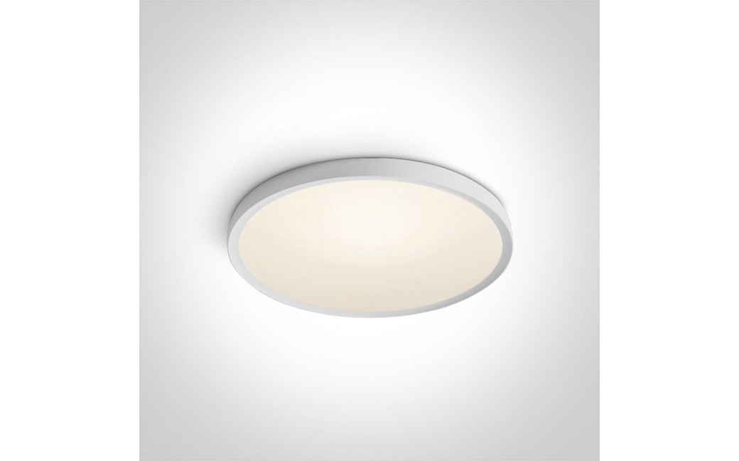 One Light plafon biały slim Afroxilia 62152/W/W