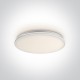 One Light stylowy plafon slim Aidonia 62154/W/W