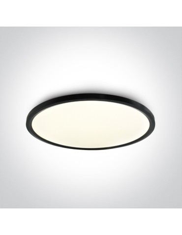One Light stylish black slim plafond Zigos 2 62160FB/B/C