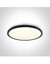 One Light stylish black slim plafond Zigos 2 62160FB/B/C