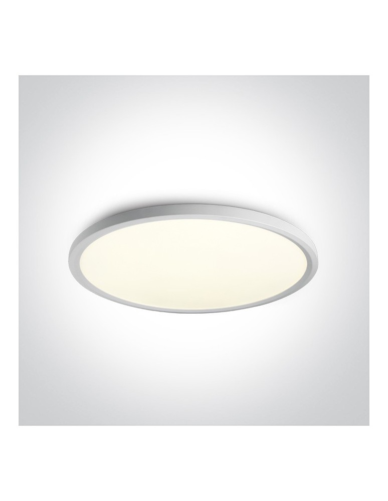 Ceiling lamps - One Light stylish white slim plafond Zigos 2 62160FB/W/C - product kolory-swiatla.pl 1