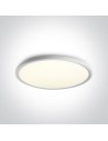 One Light stylish white slim plafond Zigos 2 62160FB/W/C