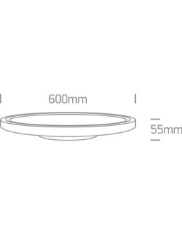 One Light stylowy biały plafon slim Zigos 2 62160FB/W/C - produkt 2