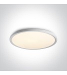 Ceiling lamps - One Light stylish white slim plafond Zigos 2 62160FB/W/W - product 1