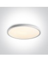 One Light stylish white slim plafond Zigos 2 62160FB/W/W