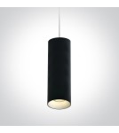 Pendant lamps - One Light black tube pendant lamp Kallifoni 63105M/B - product 2
