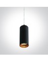 One Light mała czarna lampa wisząca Ampeliko 63105N/B
