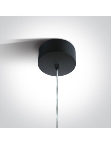 One Light small black Ampeliko pendant lamp 63105N/B - product 2