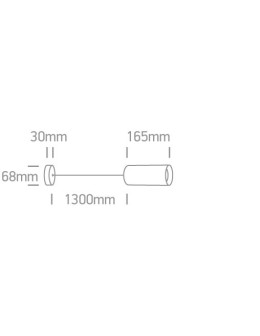 One Light mała biała lampa wisząca Ampeliko 63105N/W - produkt 2