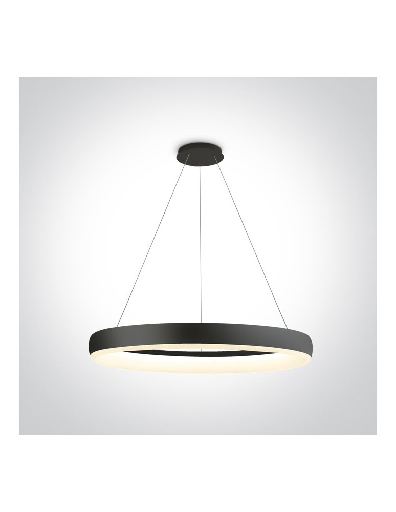 Pendant lamps circles - One Light LED Vitoli pendant lamp 63114/B/W - product kolory-swiatla.pl 1