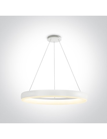 One Light LED Vitoli pendant lamp 63114/W/W