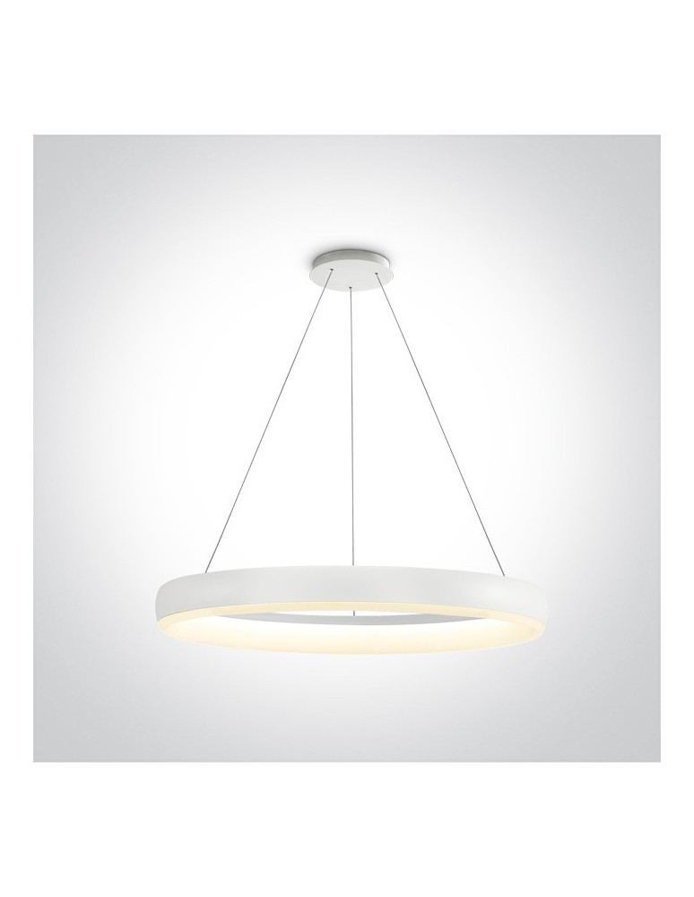 Pendant lamps circles - One Light LED Vitoli pendant lamp 63114/W/W - product kolory-swiatla.pl 1