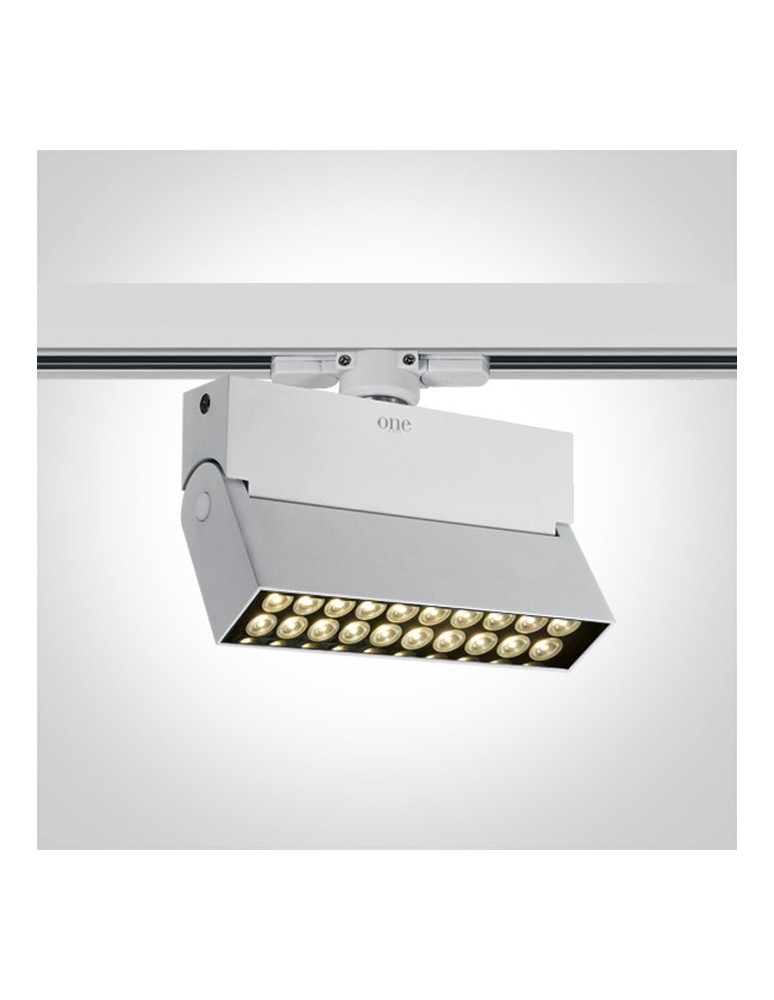 Track lighting - One Light track spotlight for Skamnia store 65020T/W/W. - product kolory-swiatla.pl 1