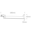 Track lighting - One Light LED rail lamp 15x1W Selo 65024TA/W/W - product 2