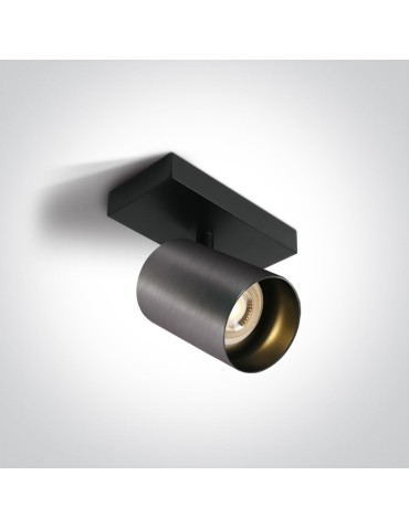 One Light retro gray wall lamp Elatos 65105N/MG