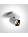 One Light retro wall lamp white Elatos 65105N/W