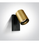 Adjustable wall lamps - One Light decorative brass wall lamp Elatos K 65105NA/BBS - product 1