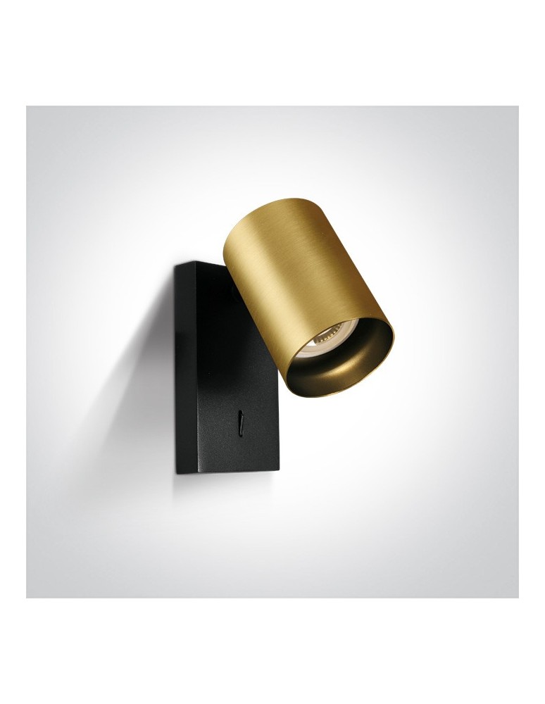 Adjustable wall lamps - One Light decorative brass wall lamp Elatos K 65105NA/BBS - product kolory-swiatla.pl 1