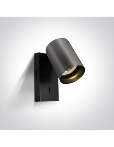 One Light decorative wall lamp gray Elatos K 65105NA/MG