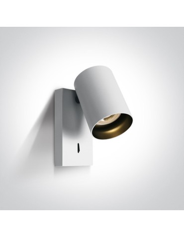 One Light decorative wall lamp white Elatos K 65105NA/W.