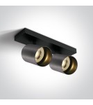 Spotlight ceiling lamps - One Light double ceiling lamp Elatos 2 65205N/MG - product 1