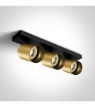 Spotlight ceiling lamps - One Light decorative ceiling lamp 3X10W Elatos 3 65305N/BBS - product 1