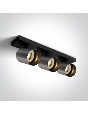 One Light decorative ceiling lamp 3X10W Elatos 3 65305N/MG