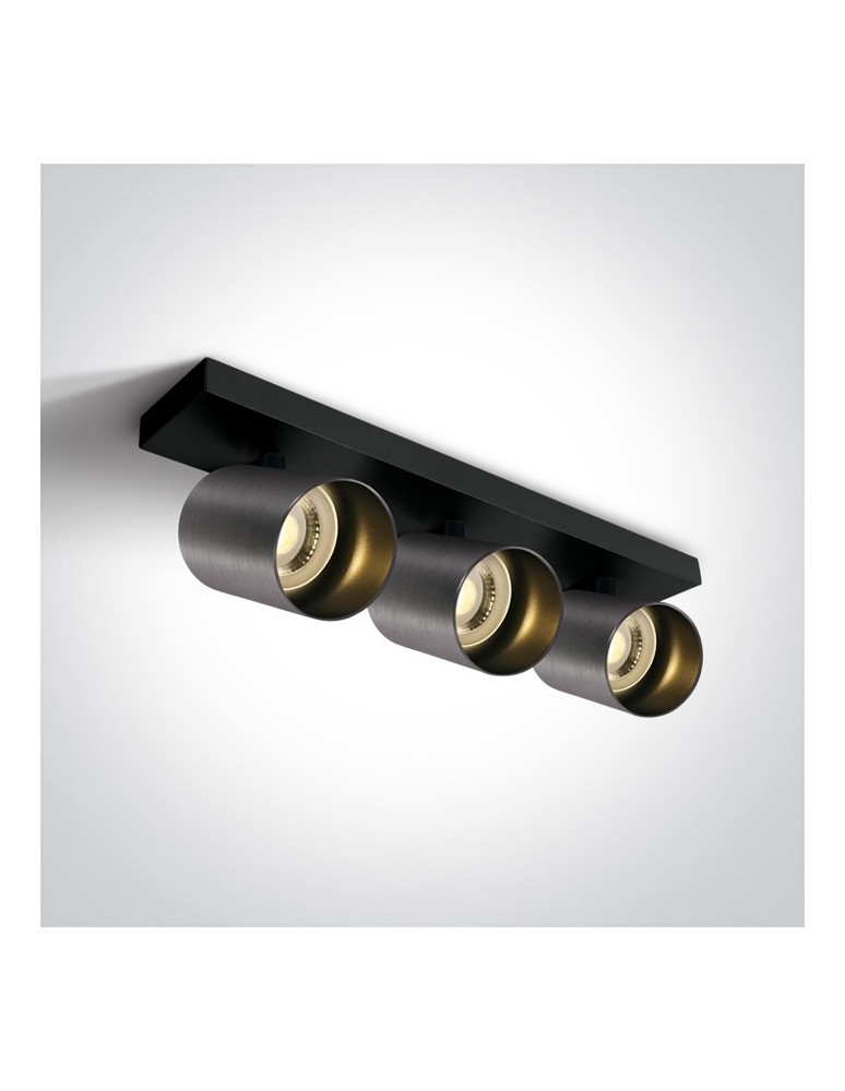 Spotlight ceiling lamps - One Light decorative ceiling lamp 3X10W Elatos 3 65305N/MG - product kolory-swiatla.pl 1