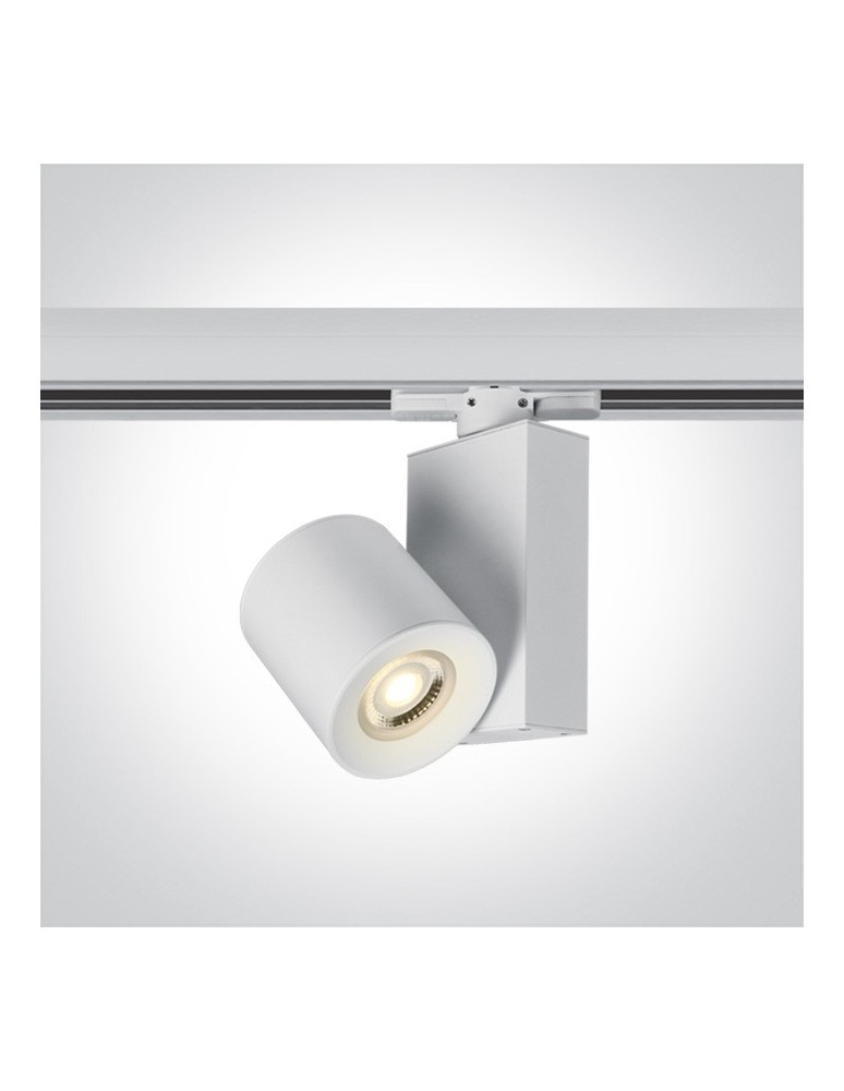 Track lighting - One Light white 20W rail-mounted spotlight Kipseli 65519T/B - product kolory-swiatla.pl 1