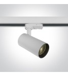 Track lighting - One Light spotlight brass on rail Markos 65524T/W/W - product 1