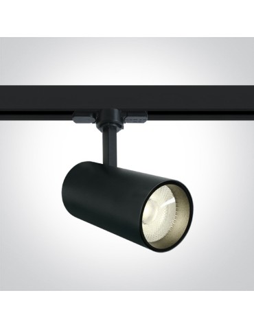 One Light spotlight on rail black Triora 2 65642BT/B/C