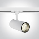 One Light reflektor LED biały na szynę 20W Skalitina 2 65642BT/W/C