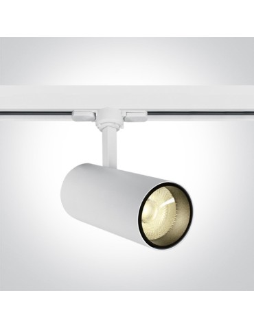 One Light LED spotlight white on rail 20W Skalitina 2 65642BT/W/W