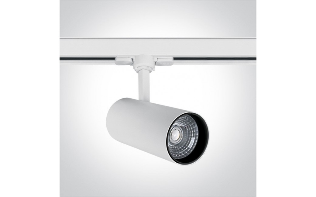 One Light reflektor LED biały na szynę 20W Skalitina 2 65642BT/W/W