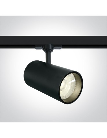 One Light spotlight black 30W on rail Triora 3 65642CT/B/C