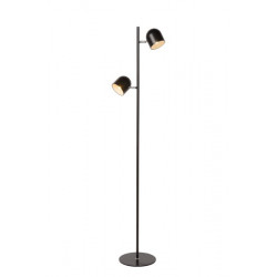 Lucide SKANSKA-LED 2x5W H141cm Black 03703/10/30 Floor lamp