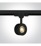 Track lighting - One Light LED spotlight black 8W Kinigos 65644T/B/W - product 1