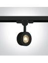 One Light LED spotlight black 8W Kinigos 65644T/B/W