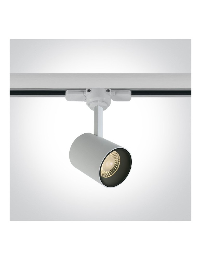 Track lighting - One Light Lampiri black LED track spotlight 65646T/W/W. - product kolory-swiatla.pl 1