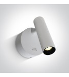 Wall lamps - One Light hotel bedside lamp Dokimio 65738/W/W - product 1