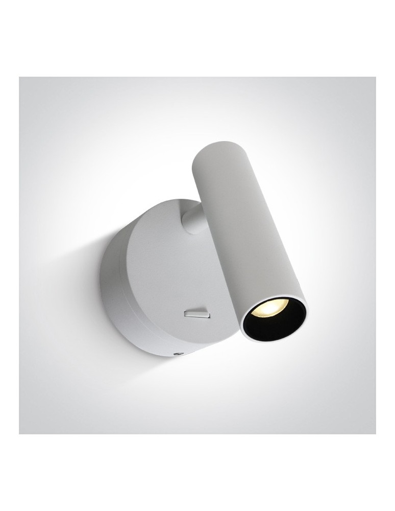 Wall lamps - One Light hotel bedside lamp Dokimio 65738/W/W - product kolory-swiatla.pl 1