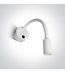 Reading wall lamps - One Light bedside wall lamp Stamna 65738A/W/W. - product 1
