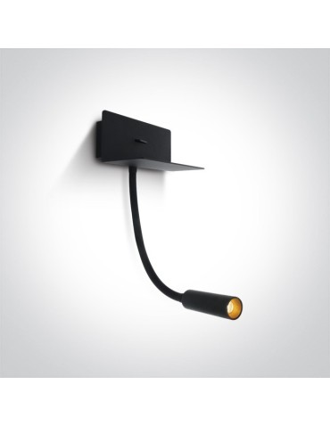 One Light night lamp with switch Vliziana 65744/B/W