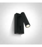 Reading wall lamps - One Light adjustable night lamp Kandila 65746/B/W - product 1