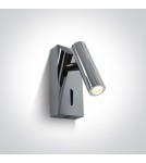 Reading wall lamps - One Light adjustable night lamp Kandila 65746/C/W - product 1