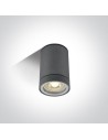 One Light anthracite ceiling lamp Lido 67130C/AN IP54