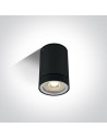 One Light lampa sufitowa czarna Lido 67130C/B IP54