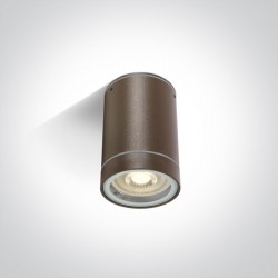 One Light lampa sufitowa brąz Lido 67130C/BR IP54