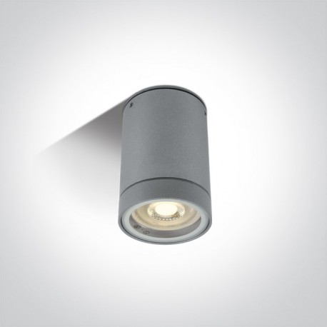One Light lampa sufitowa szara Lido 67130C/G IP54