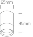 Outdoor ceiling lamps - One Light ceiling lamp white Lido 67130C/W IP54 - product 2